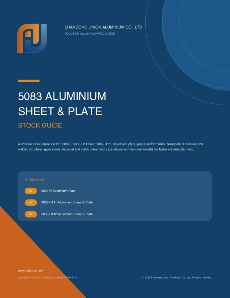 5083 Aluminium Sheet Plate