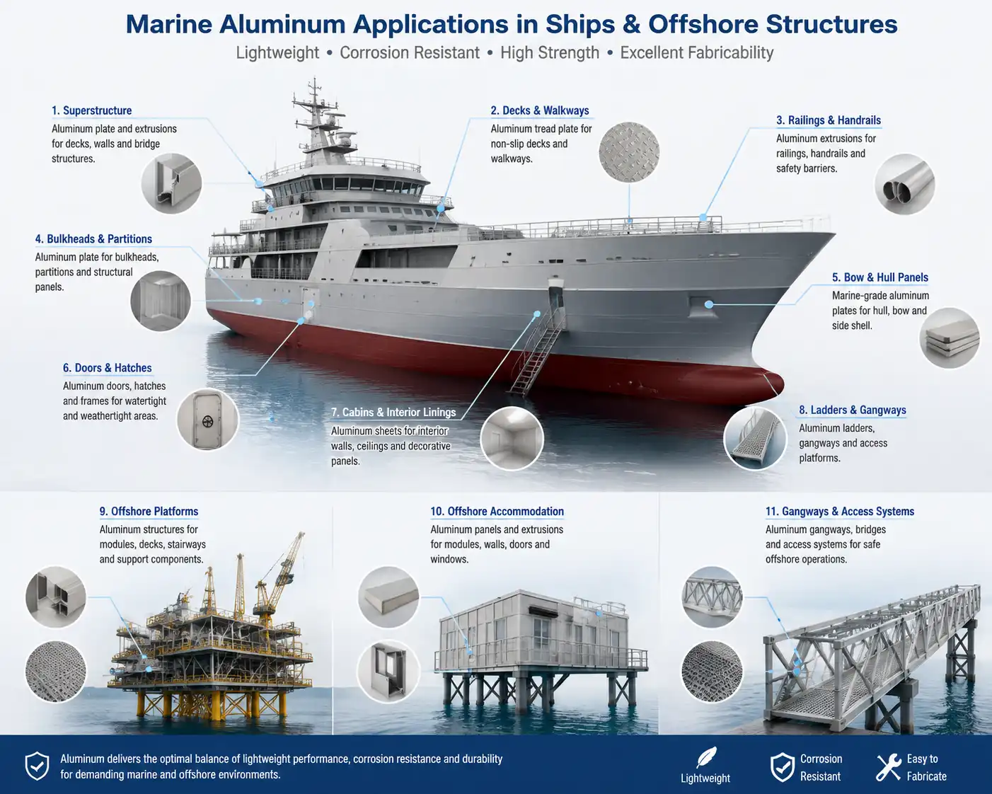Marine Aluminum Applications in Ships & Offshore Structures