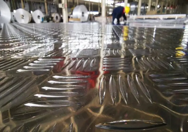 Aluminium checker plate supplied by Union-AL