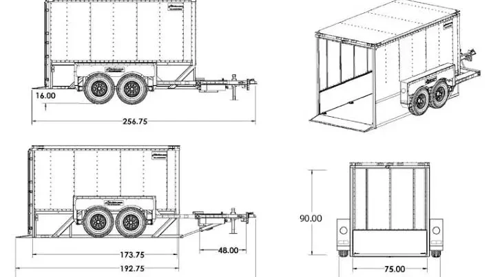 trailer component drawings