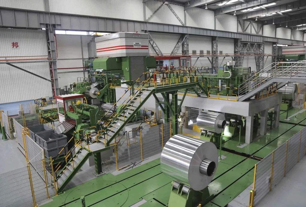 Aluminium coil finishing line at Union-AL